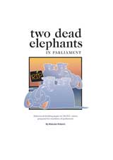 two dead elephants